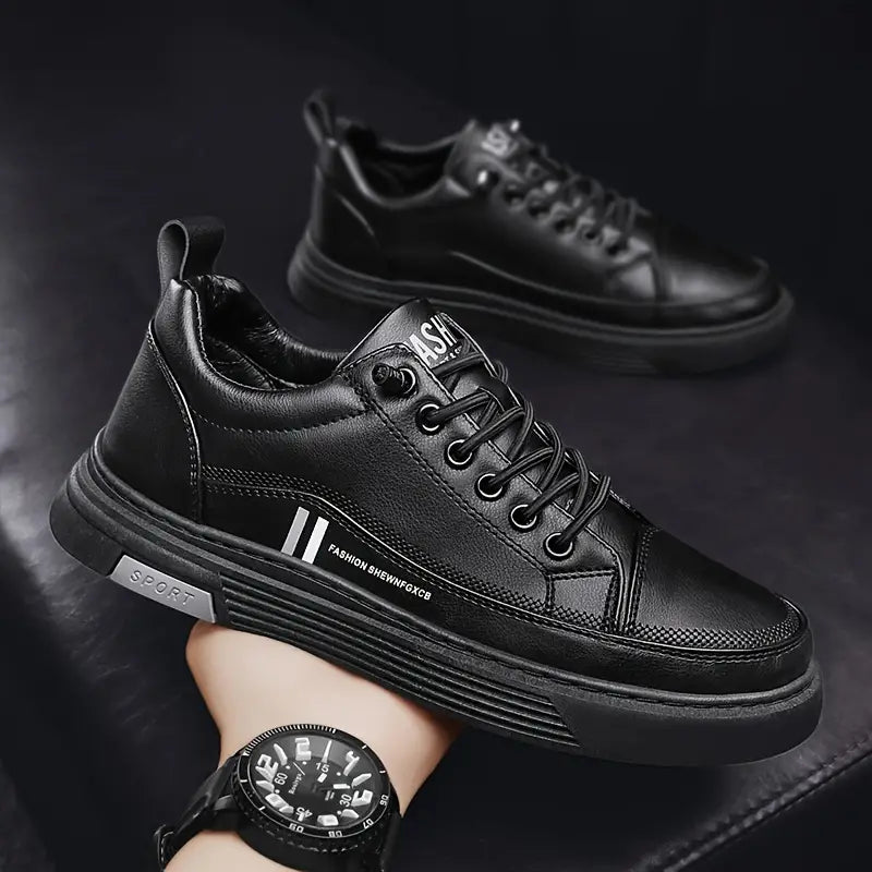 Tênis Masculino StrideX™ - Couro Legítimo