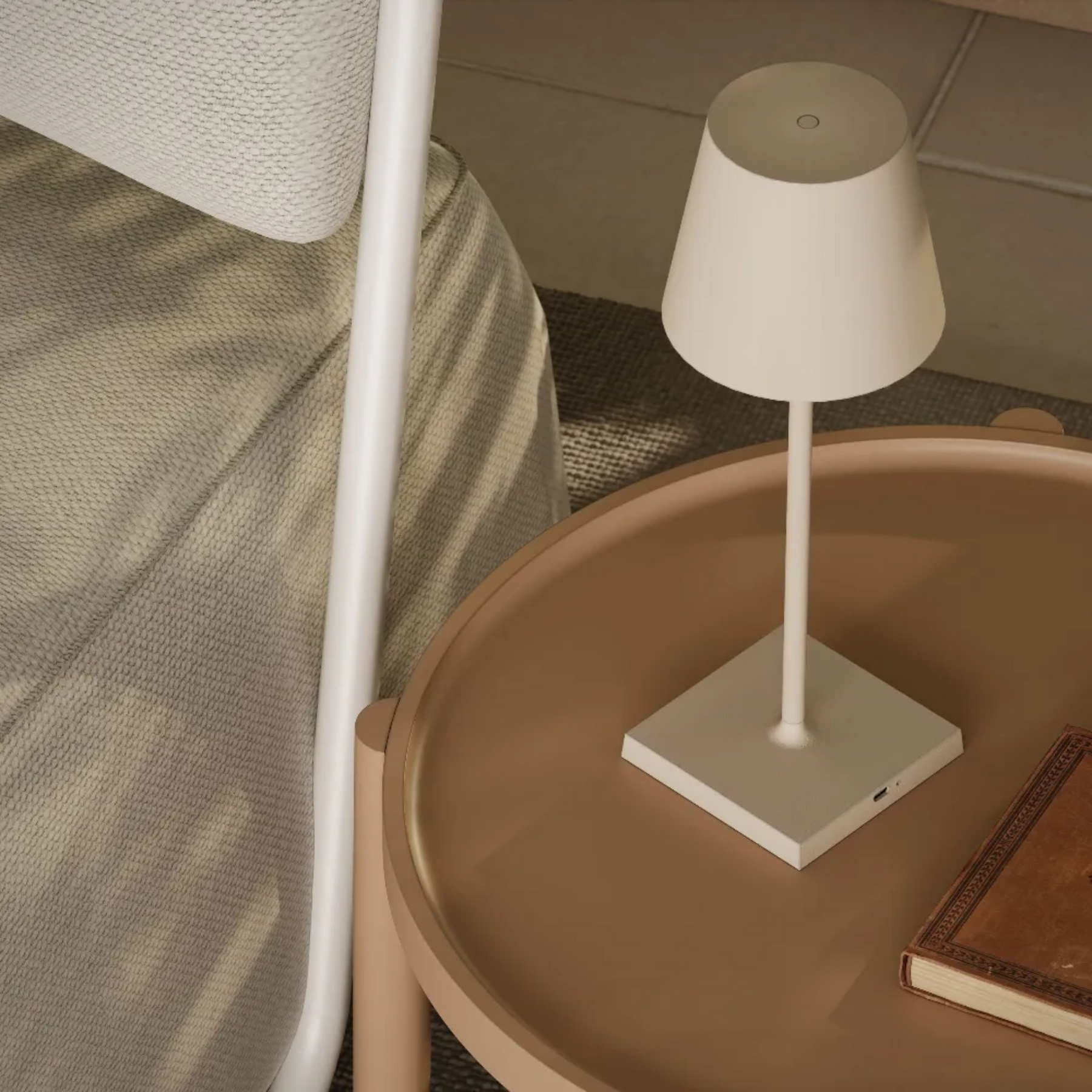 Luminária de Mesa Recarregável