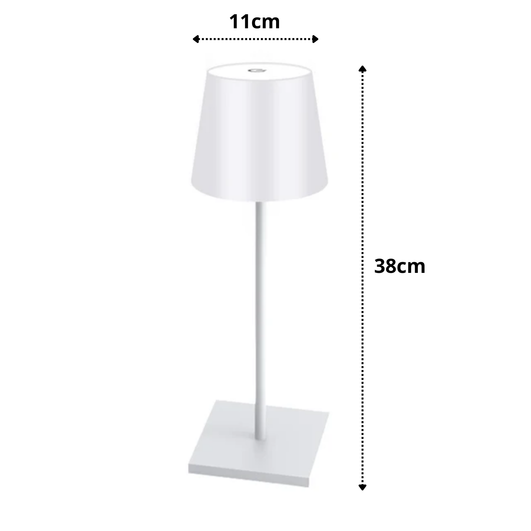 Luminária de Mesa Recarregável