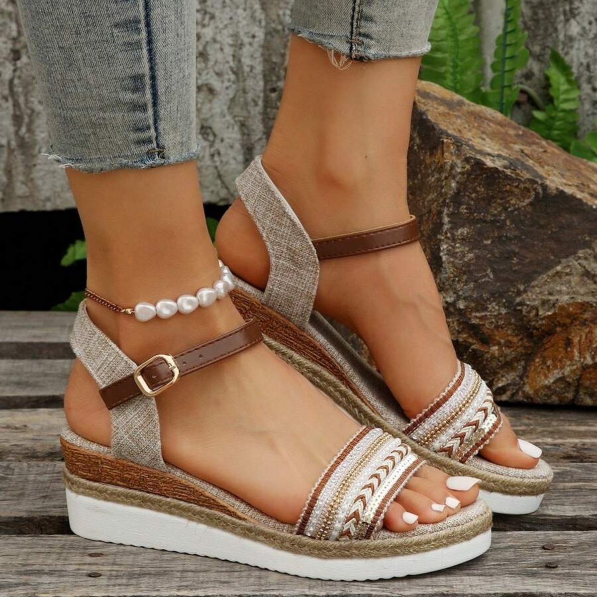 Sandália Feminina Isadora - Elegante e Super Confortável