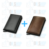 Carteira Masculina Slim Carbon