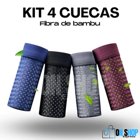 Cuecas de Fibra de Bambu Sky Hero [PAGUE 2 E LEVE 4]